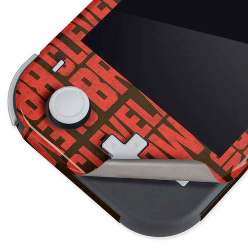 NFL Cleveland Browns - Blast Nintendo Switch Lite Skin